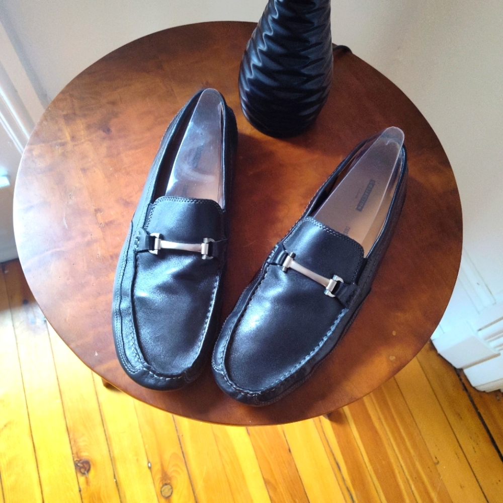 Clarks Collection driving shoe, loafer with horse bit buckle